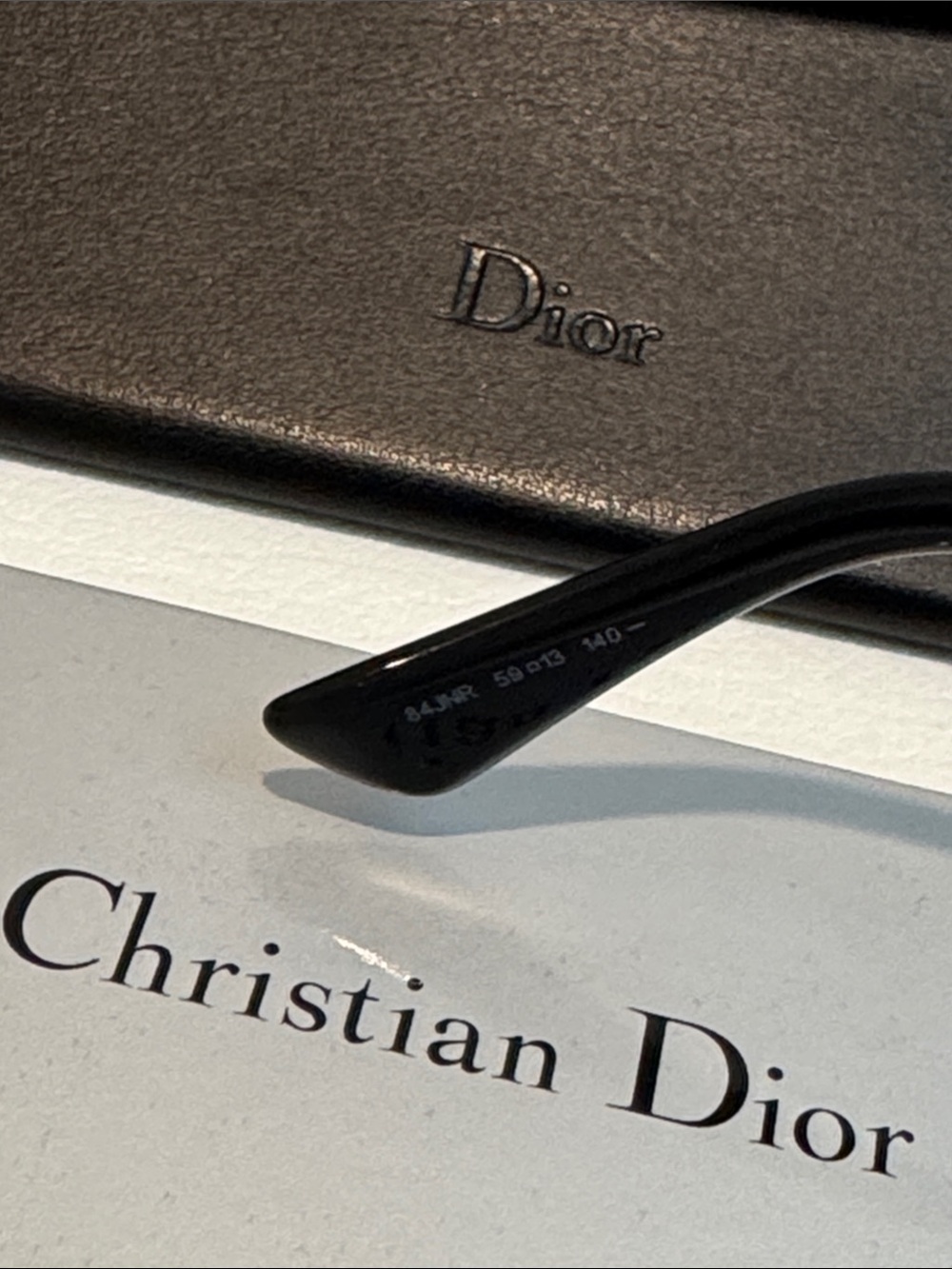 Dior Black and Silver Sunglasses - Picture 5 of 7